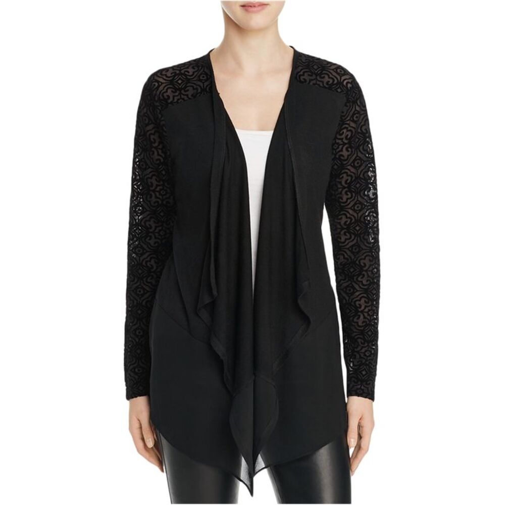 Avec Womens Velvet Cardigan Sweater, NWT